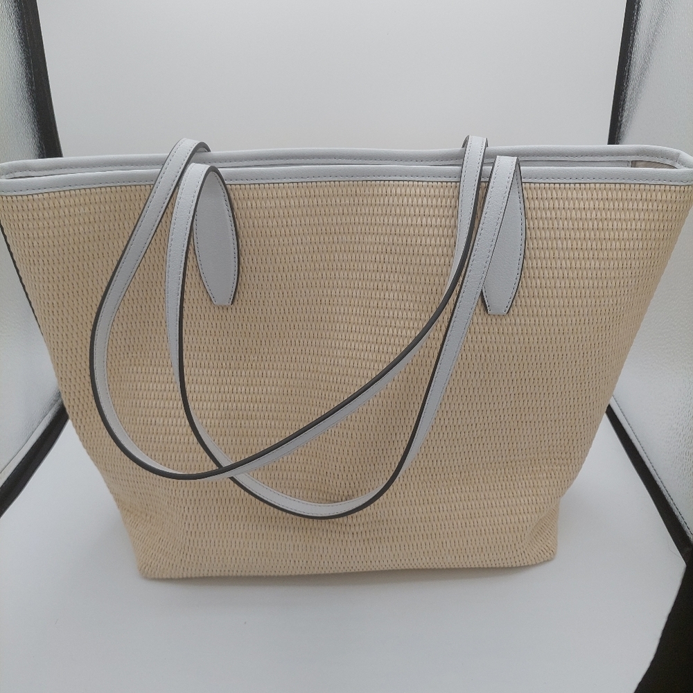 Kate spade Ash Straw Lemon Tote & Lemon Zest slim bifold wallet - Picture 6 of 9